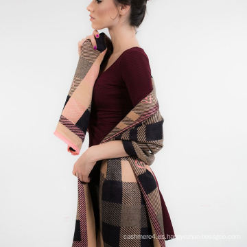 Nueva bufanda pashmina del color sólido de la cachemira de la moda del invierno 2017